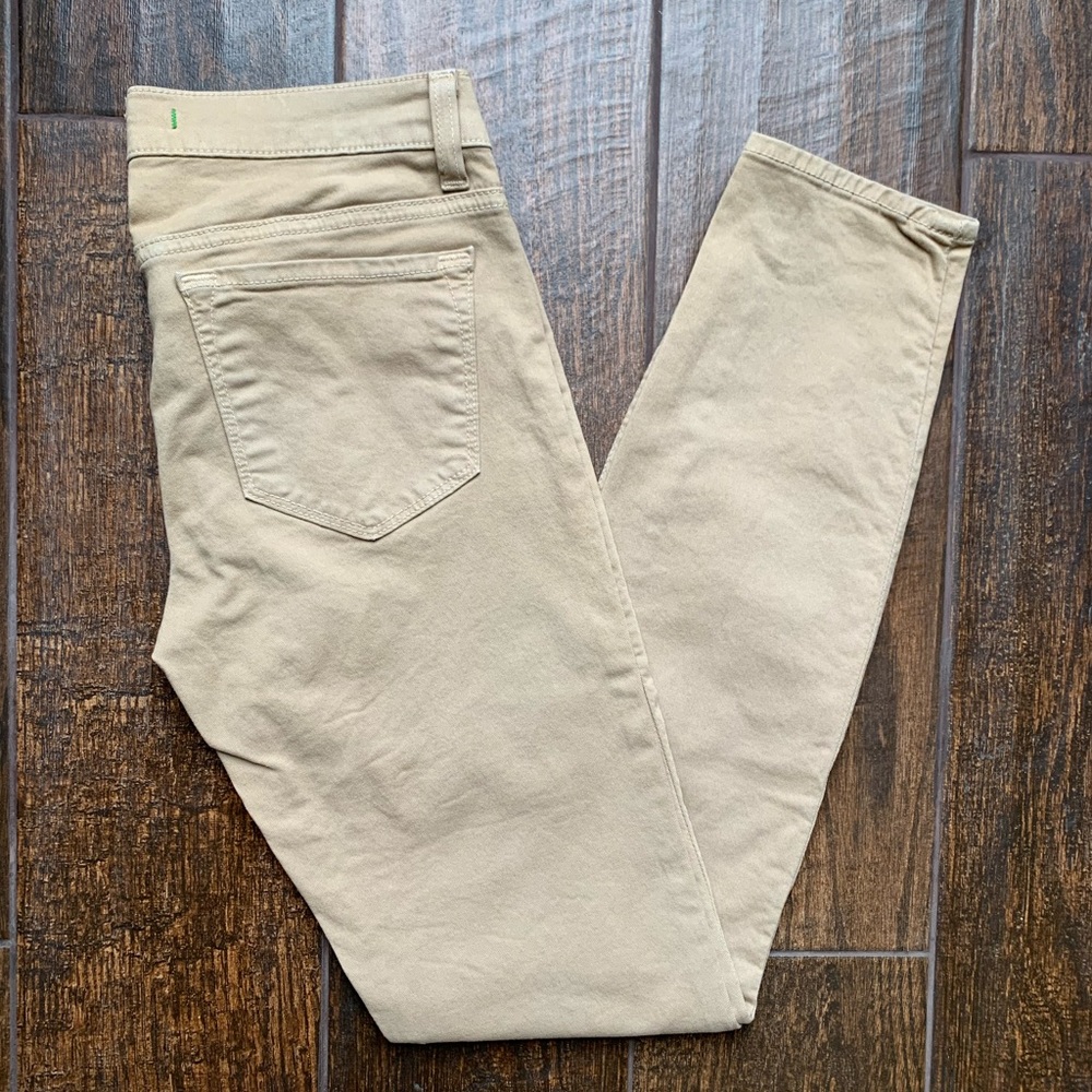 J Brand Khaki Tan Skinny Jeans Made in USA